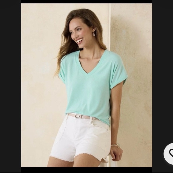 Tommy Bahama Tops - Tommy Bahama Size Large Kauai Jersey T-Shirt, Aquarius